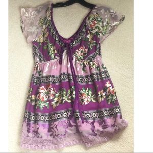 Hale Bob top, short sleeves.